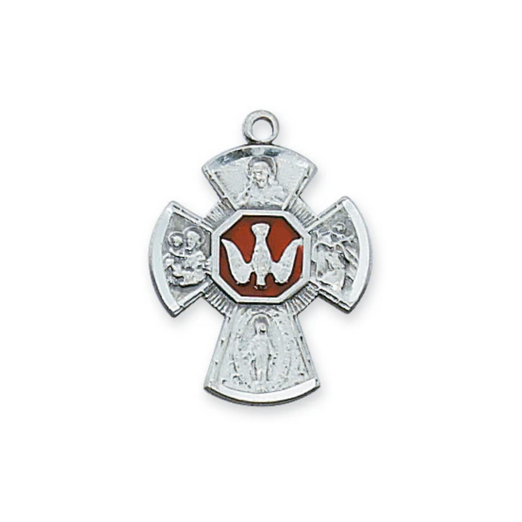 4-way Medal - Sterling Silver