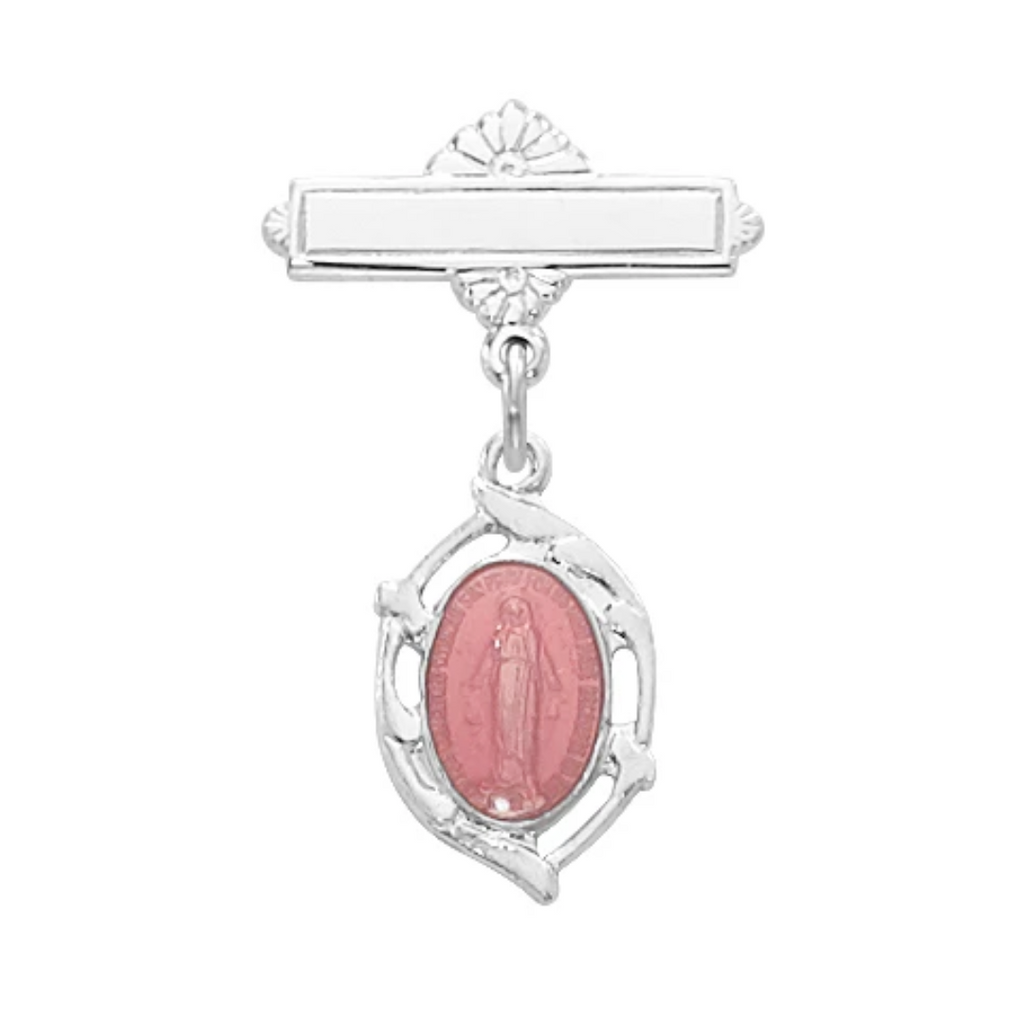 Pin - Sterling Pink Miraculous Baby Pin Boxed