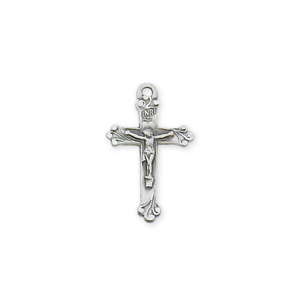 Crucifix Pendant Box Sterling