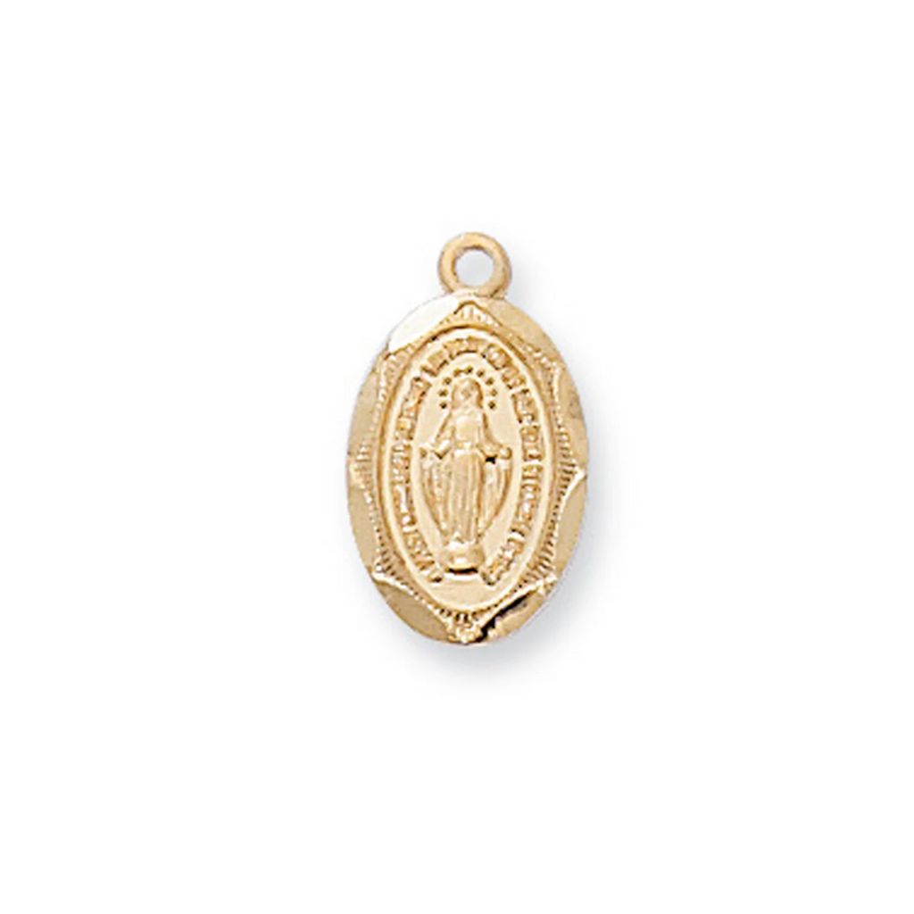 Miraculous Medal for Babies on 13" Chain