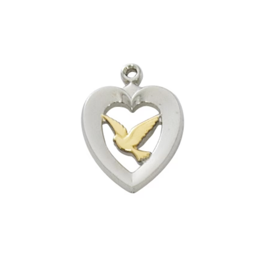 Holy Spirit Pendant Box Sterling