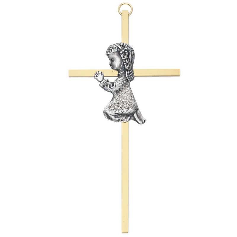 Baby Cross Two-Tone For Girl 6"