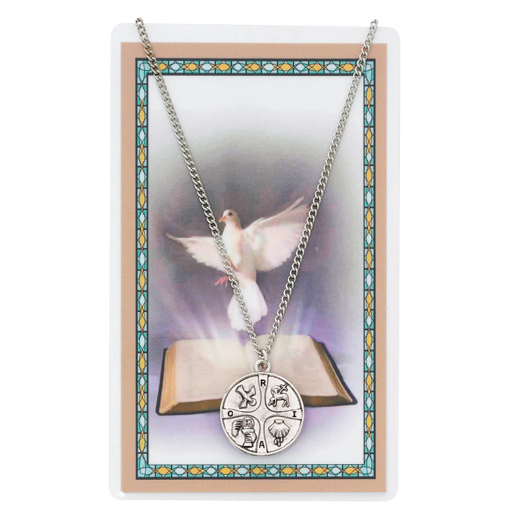 Necklace - RCIA Pendant and Holy Card
