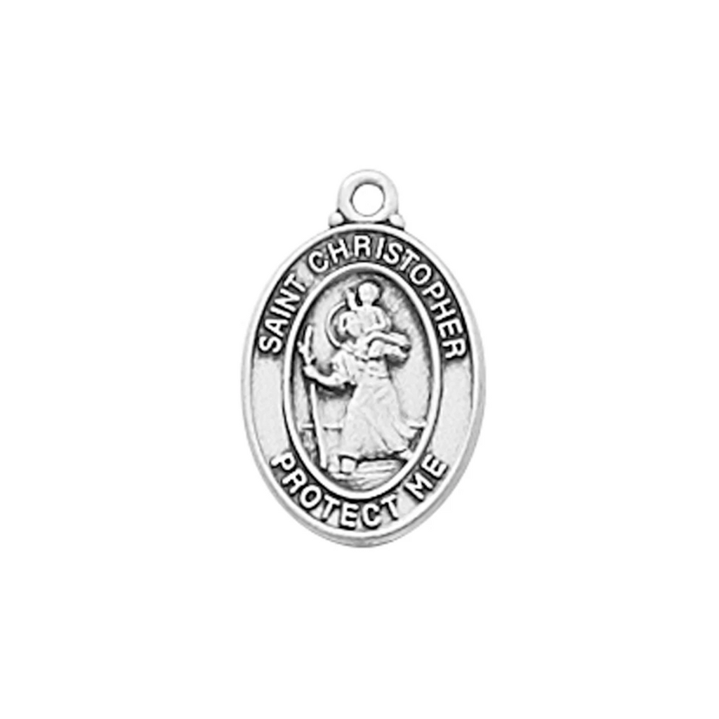 Christopher - St Christopher Sterling Baby Pendant Boxed
