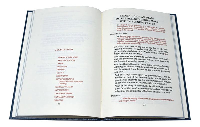 Order of Crowning an Image of the Blessed Virgin Mary | Catholic Book Publishing