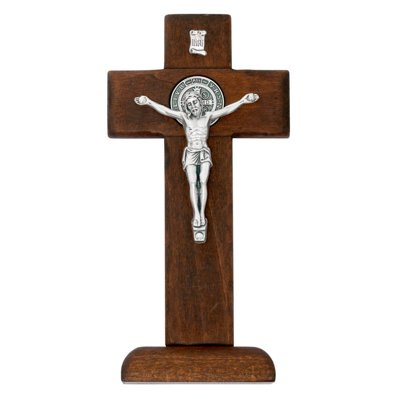 Benedict Crucifix - 6.5" Standing St. Benedict Crucifix Boxed