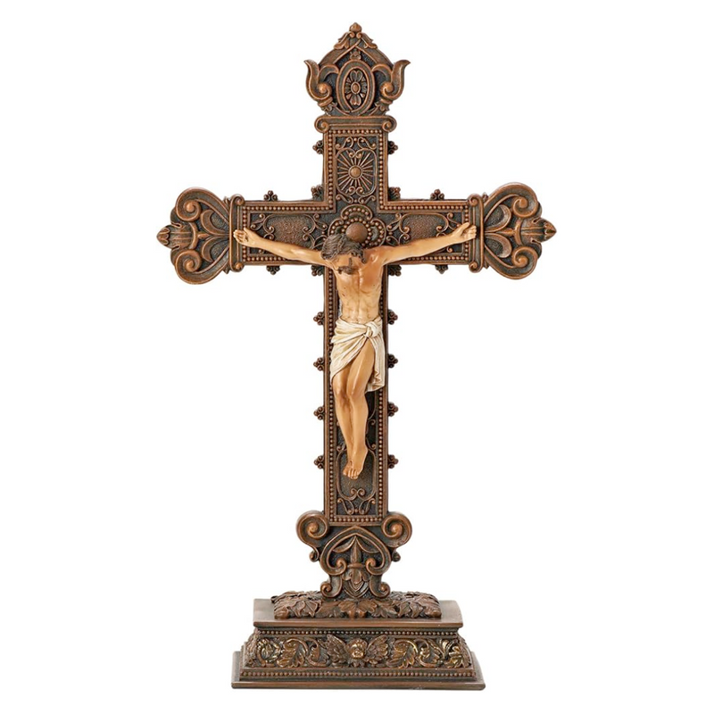 Standing Crucifix 14.5"H