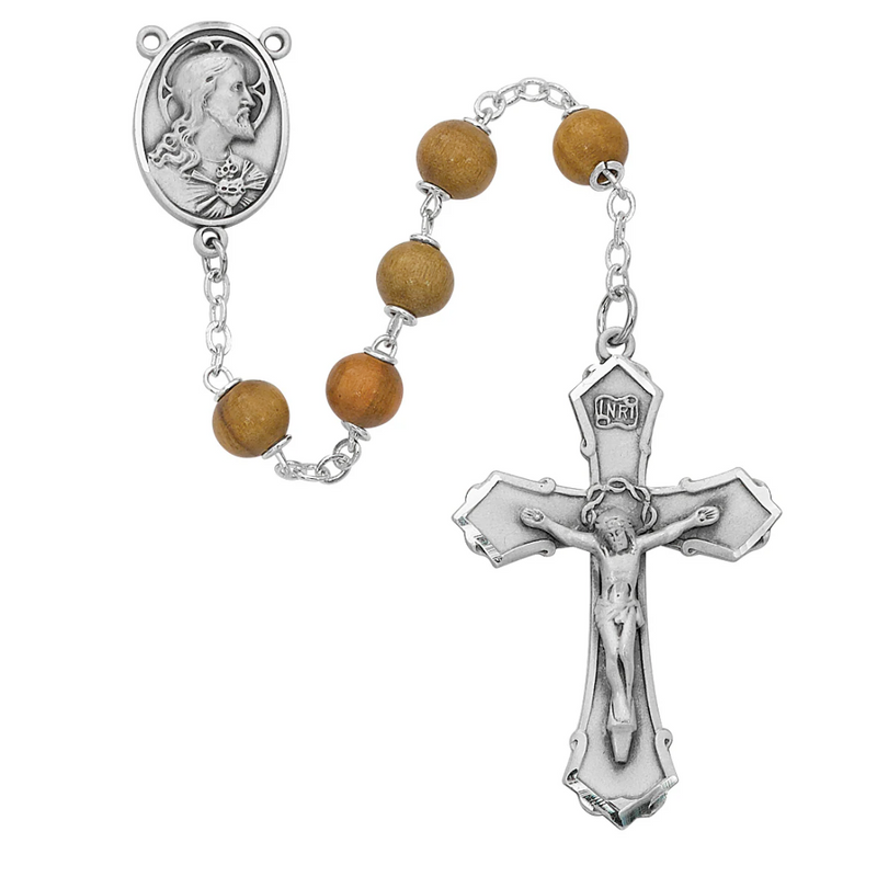 Rosary - Olive Wood Rosary Boxed