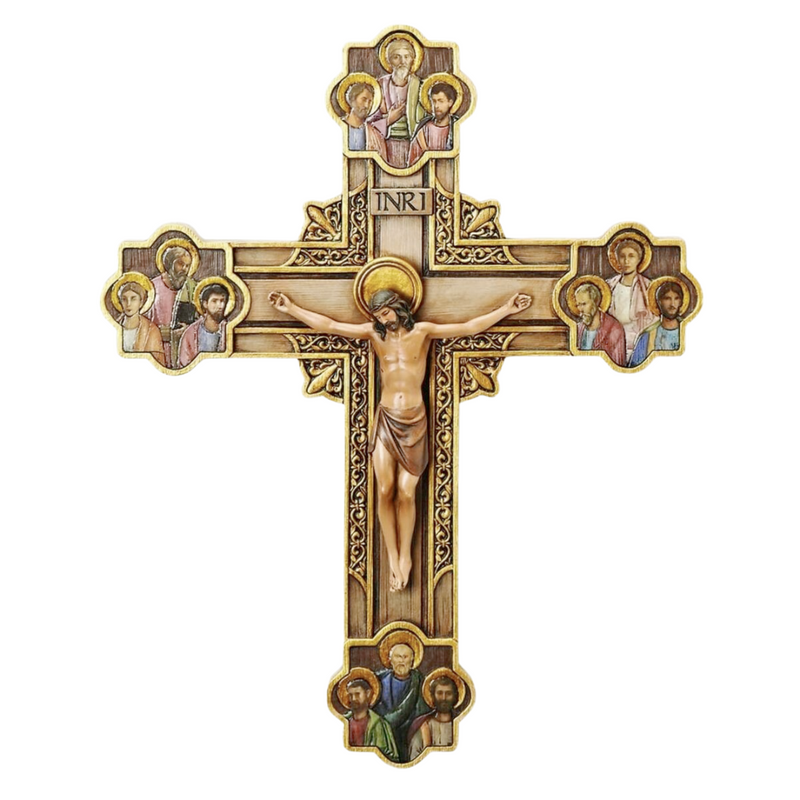 Apostles Crucifix 12"H