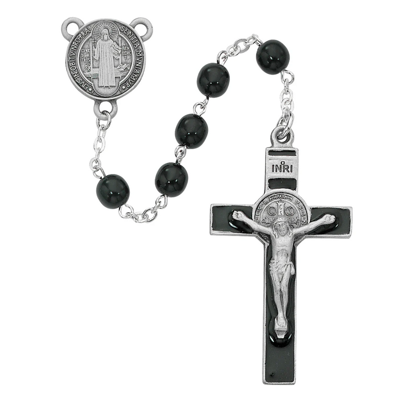 St. Benedict Rosary, Black | McVan