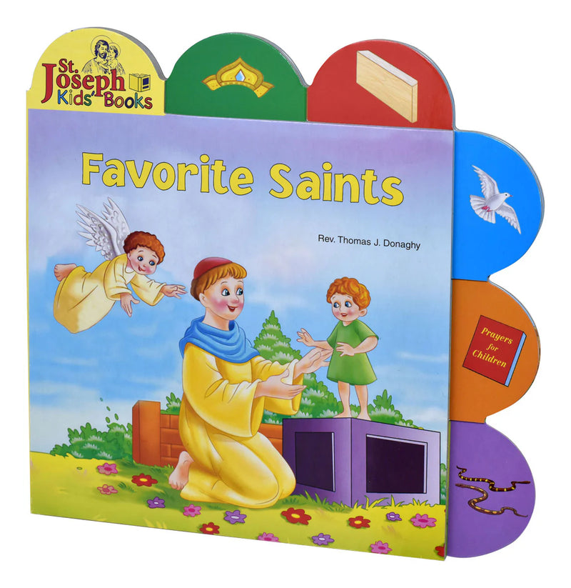 Favorite Saints Tab Book for Catholic Children | St. Joseph Kids' Books