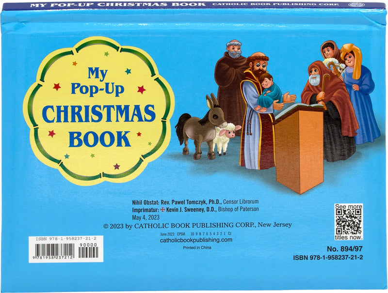 My Pop-Up Christmas Book for Toddlers and Young Children