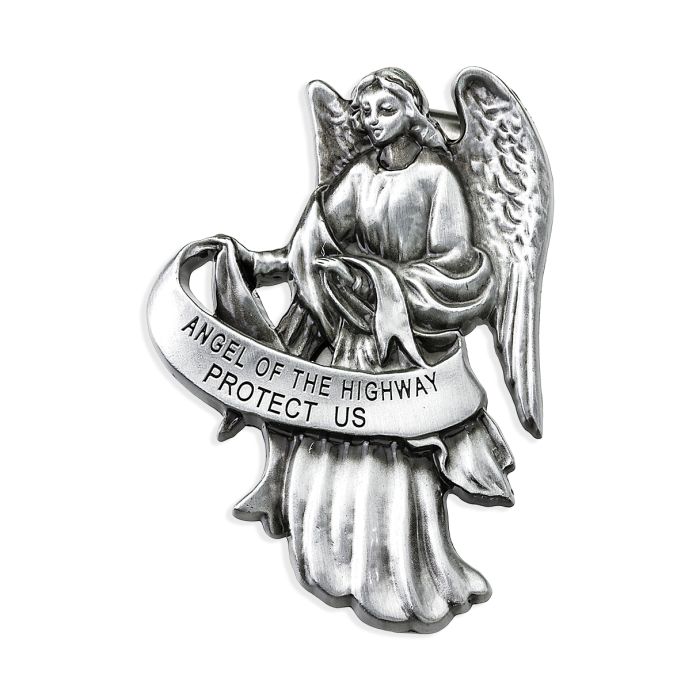 Guardian Angel Visor Clip "Angel of the Highway"