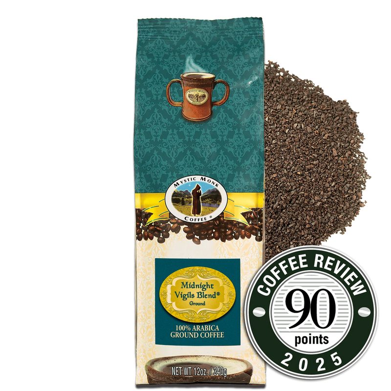 Midnight Vigils Blend Dark Roast Coffee | Mystic Monk Coffee