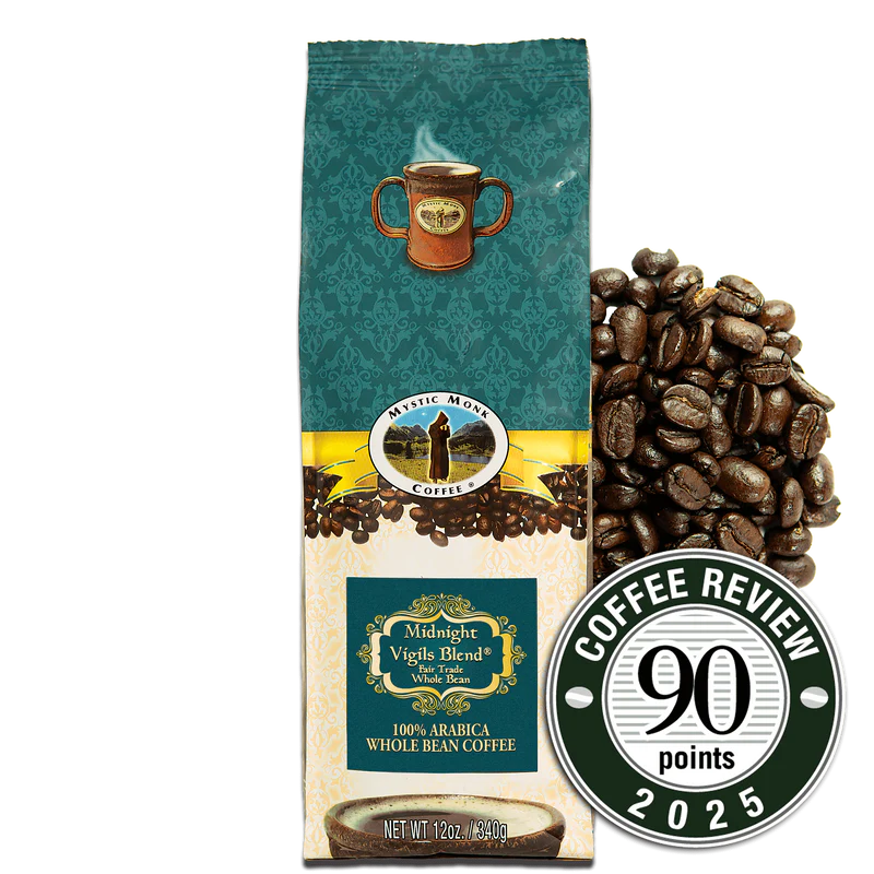 Midnight Vigils Blend Dark Roast Coffee | Mystic Monk Coffee