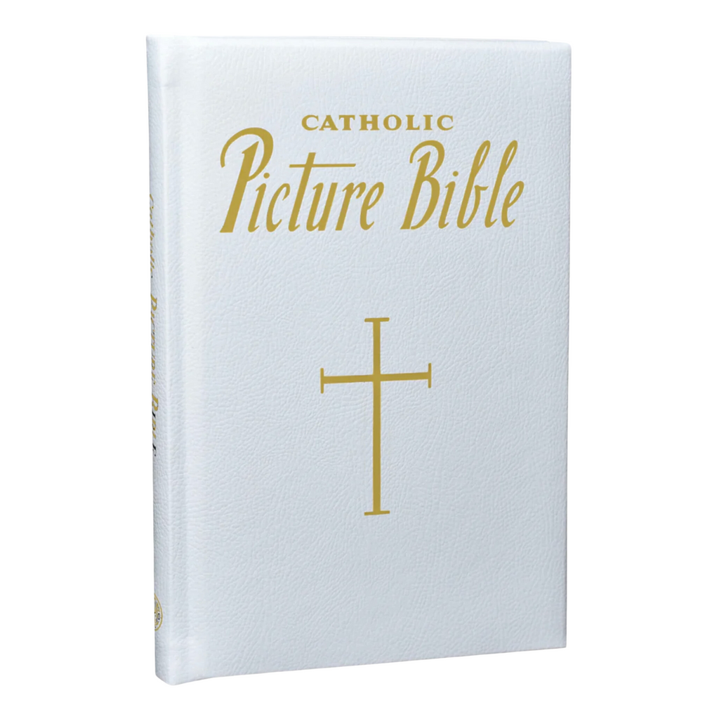 New Catholic Picture Bible (White)