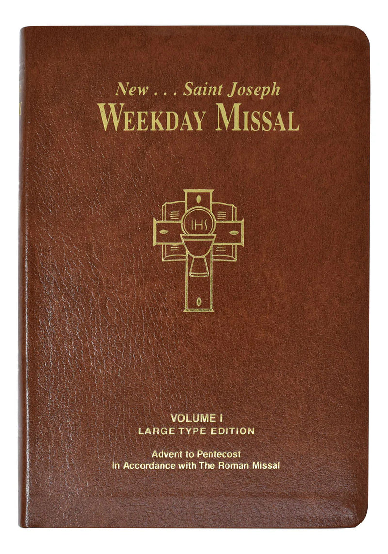 St. Joseph Weekday Missal, Volume I, Large Type Edition (Advent to Pentecost)