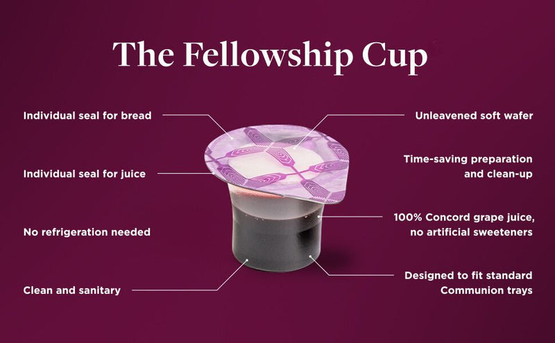 Pre-Filled Communion Cups with Juice & Wafer – 100 or 250 pcs