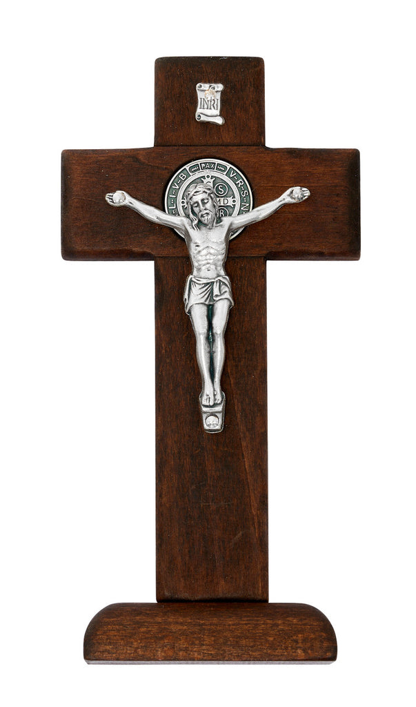 Benedict Crucifix - 6.5" Standing St. Benedict Crucifix Boxed