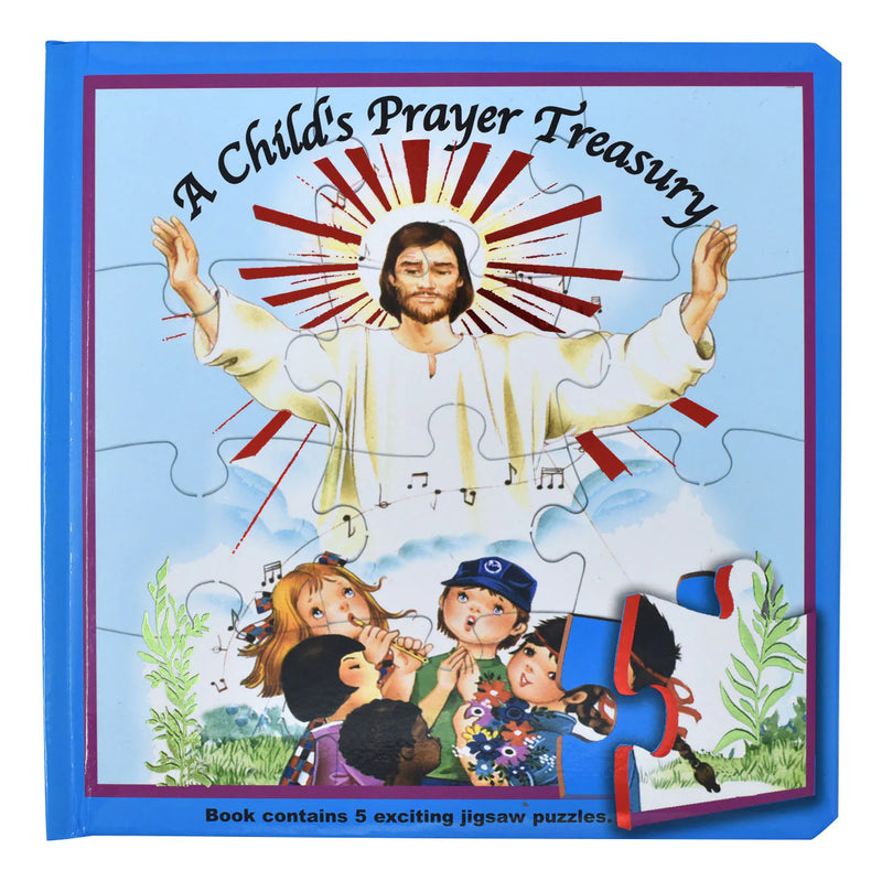 A Child's Prayer Treasury: Catholic Puzzle and Prayer Activity Book