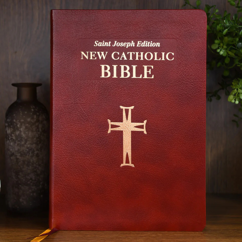 Large Print Catholic Bible - St. Joseph NCB Gift Edition (Personalizable!)