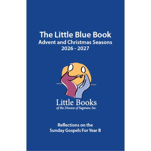 Little Blue Book Advent and Christmas 2026/2027 English booklet cover