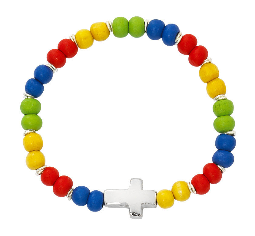Bracelet - 5.5" Multicolor Stretch Bracelet