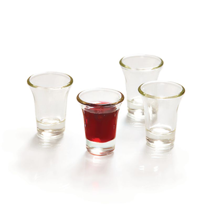 Glass Communion Cups Box of 20 - Reusable | Broadman Church Supplies