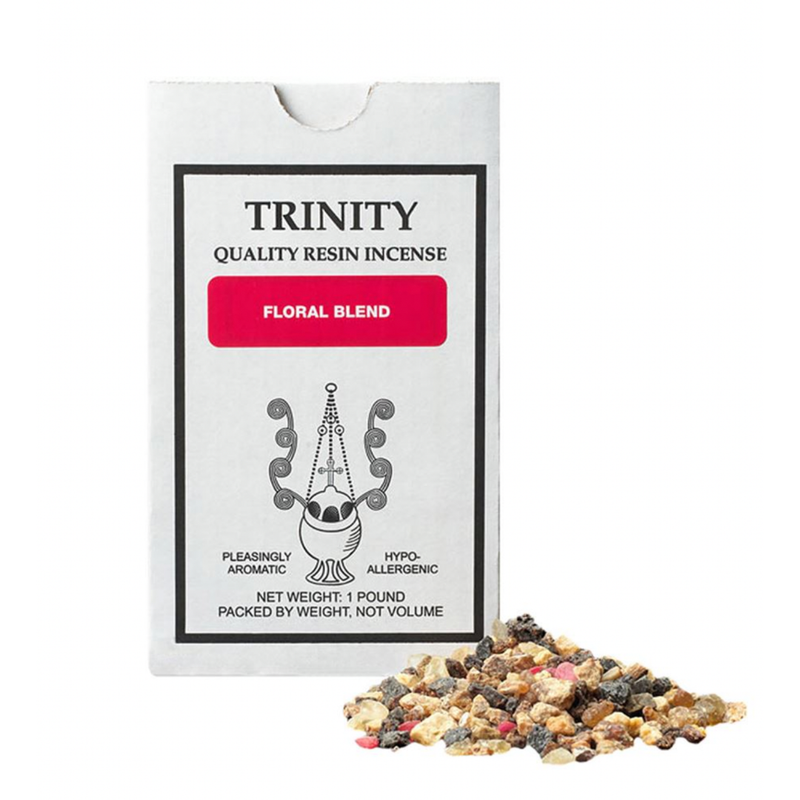 Trinity Floral Blend Church Incense 1 lb | Hypoallergenic Resin