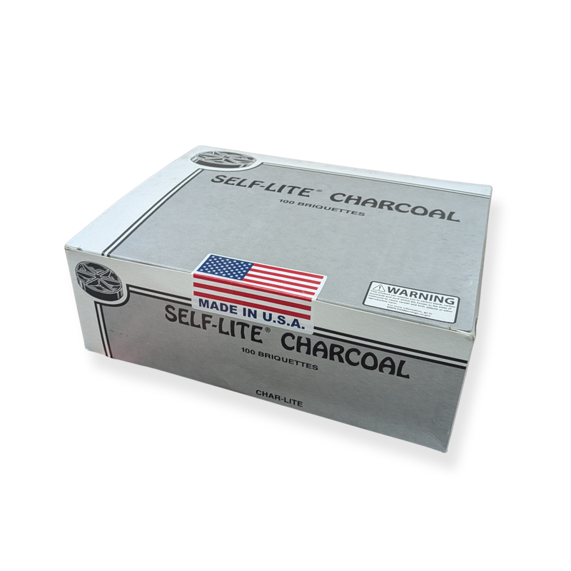 Self-Lite Charcoal - 100 Briquettes (5 per wrapper)
