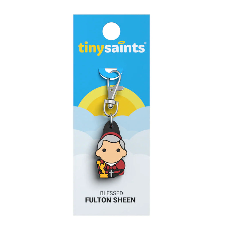 Fulton J. Sheen Zipper Pull | Tiny Saints