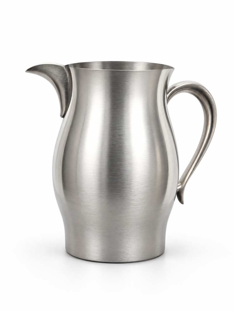 Satin Pewter Pitcher – 72 oz | Woodbury Pewter
