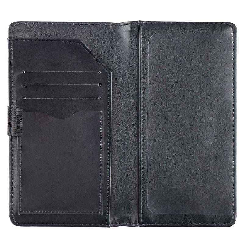 Trust in the LORD Always Navy Blue Faux Leather Checkbook Cover - Isaiah 26:4