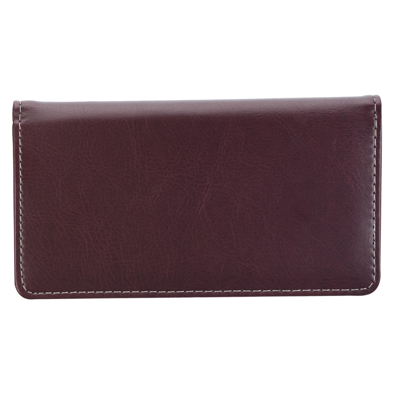 Be Still and Know Neutral Florals Faux Leather Checkbook Wallet “ Psalm 46:10