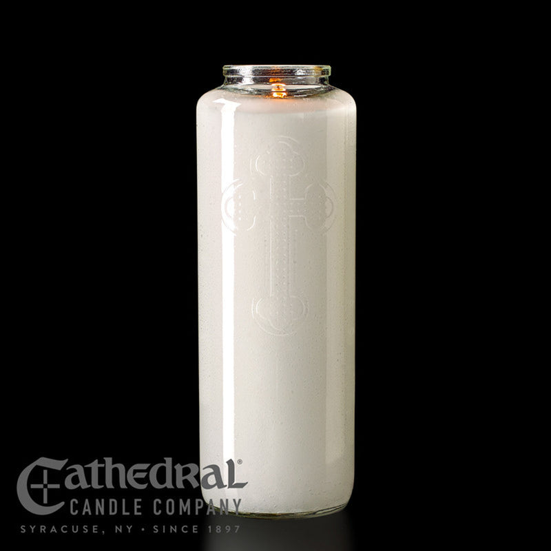 Cathedral 6-Day Glass Offering Candles