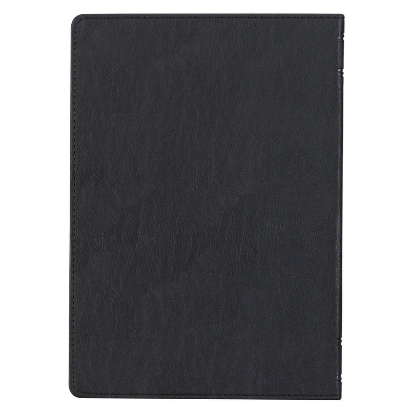 God's Daily Wisdom For Men Black Faux Leather Devotional