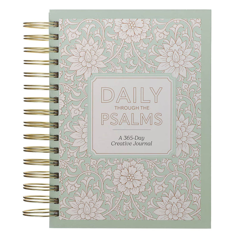 Daily Through the Psalms 365-Day Creative Journal | Christian Art Gifts