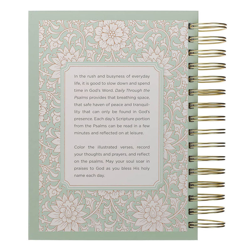 Daily Through the Psalms 365-Day Creative Journal | Christian Art Gifts