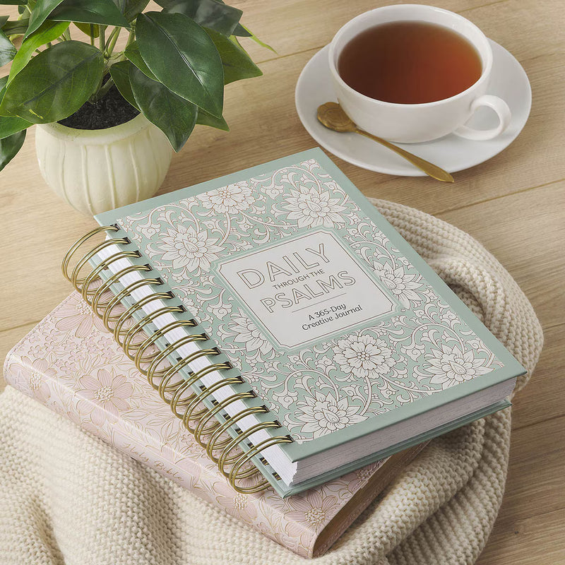 Daily Through the Psalms 365-Day Creative Journal | Christian Art Gifts