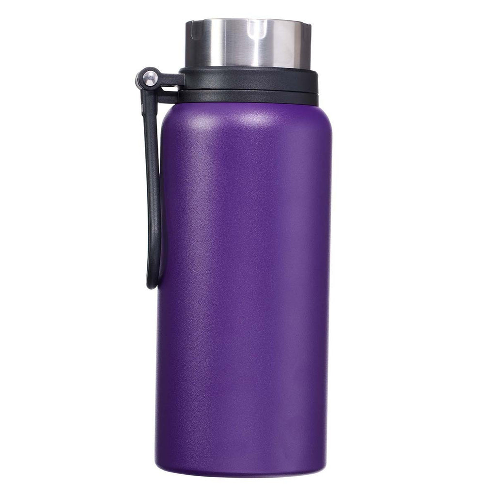 I Know the Plans Purple Stainless Steel Water Bottle - Jeremiah 29:11