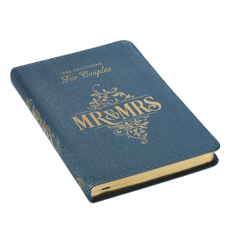 Mr. & Mrs. 366 Devotions for Couples Faux Leather Devotional