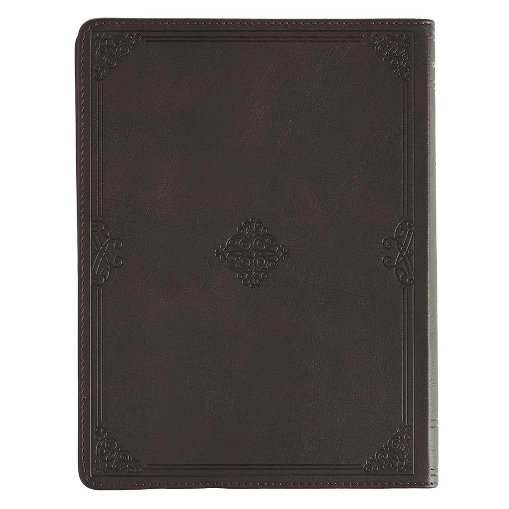 Radical Wisdom Brown Faux Leather Daily Devotional for Men