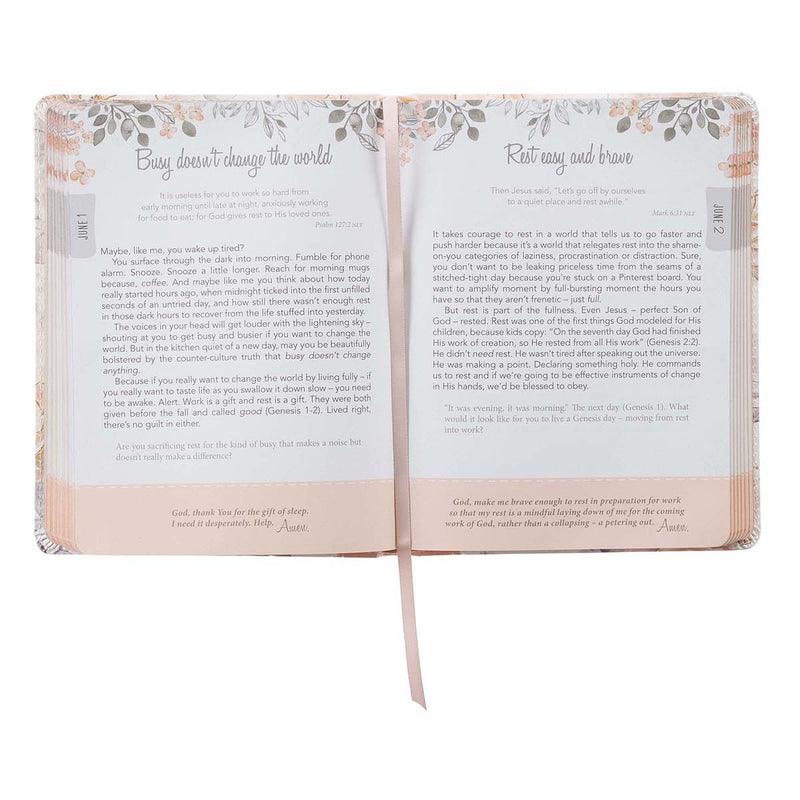 Walking in Grace Faux Leather Devotional