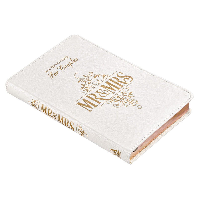 Mr. & Mrs. 366 Devotions for Couples Faux Leather Devotional