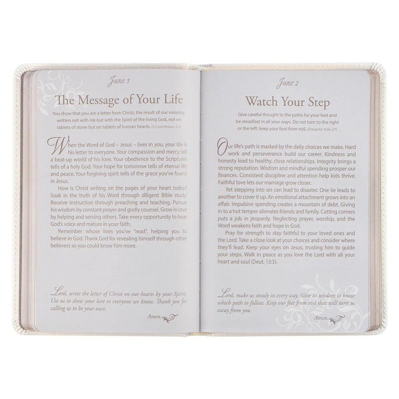 Mr. & Mrs. 366 Devotions for Couples Faux Leather Devotional