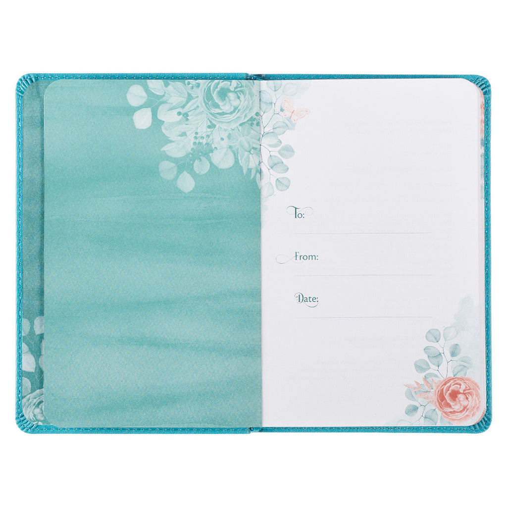 101 Prayers for Women Turquoise Faux Leather Gift Book