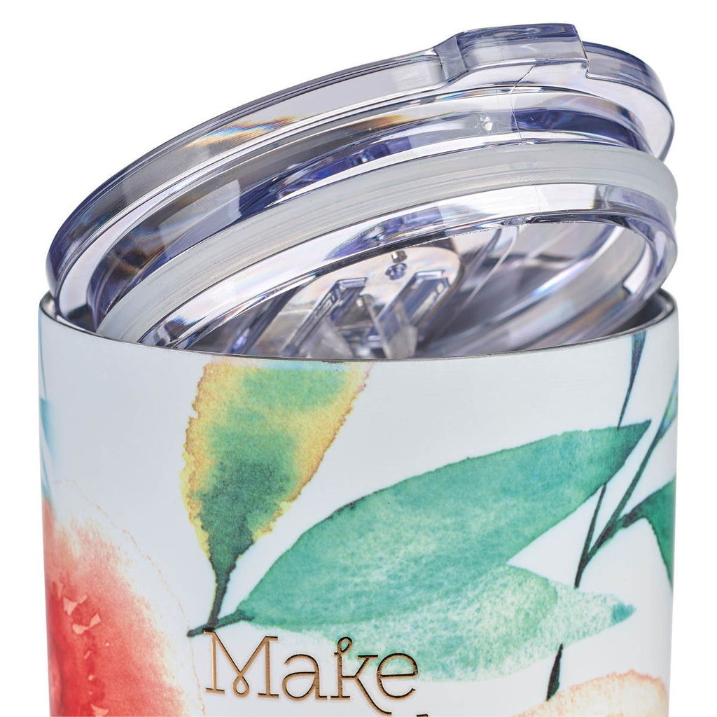 Make Every Day Count Orange Blossoms Stainless Steel Travel Mug