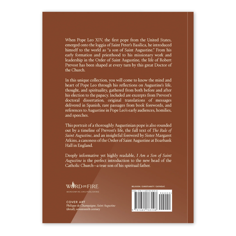 I Am a Son of Saint Augustine – Pope Leo XIV | Word on Fire