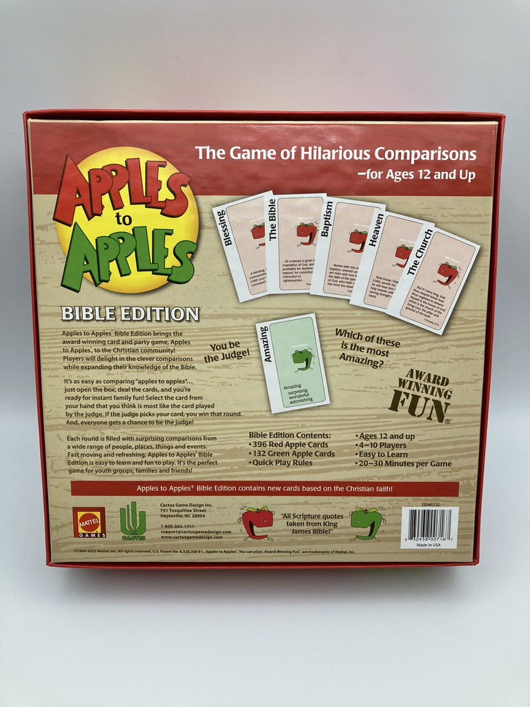 Apples to Apples ®: Bible Edition Card Game