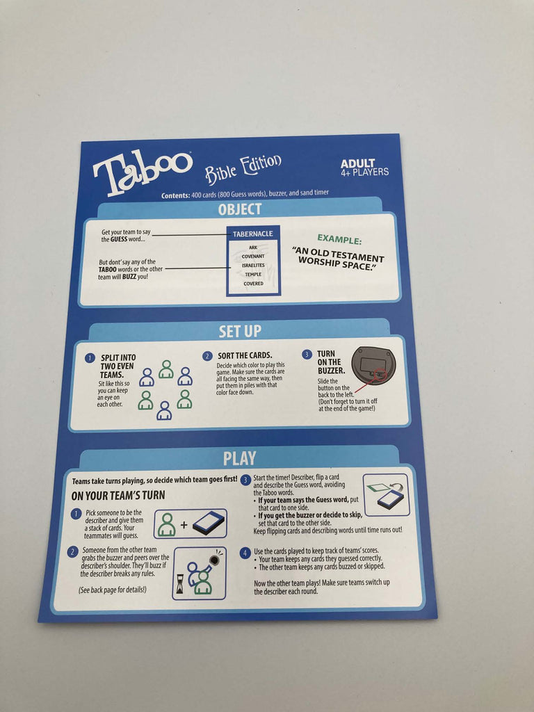 Taboo® Bible Edition